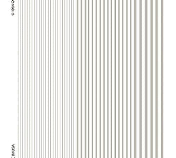 Woodland Scenics Stripes White Dry Transfer Decals