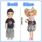 Chioldilly Interactive Family Toy Fun Action Figures Set, Imaginative Educational Family Doll Play, For Kids 3+(Editions D)