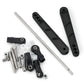 Benedict Harry Alloy Rear Anti-Sway Bar Set for 1/10 RC Axial Wraith RR10 Bombers - Black