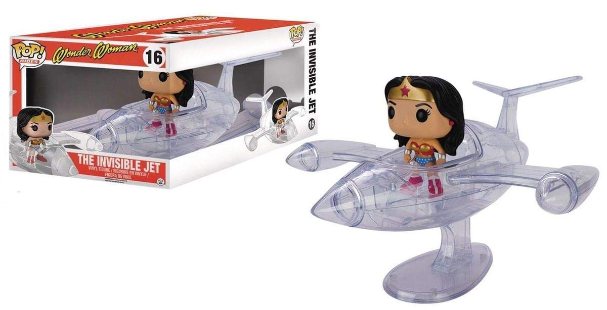 Funko Pop Rides: Dc Comics Wonder Woman Invisible Jet Action Figure