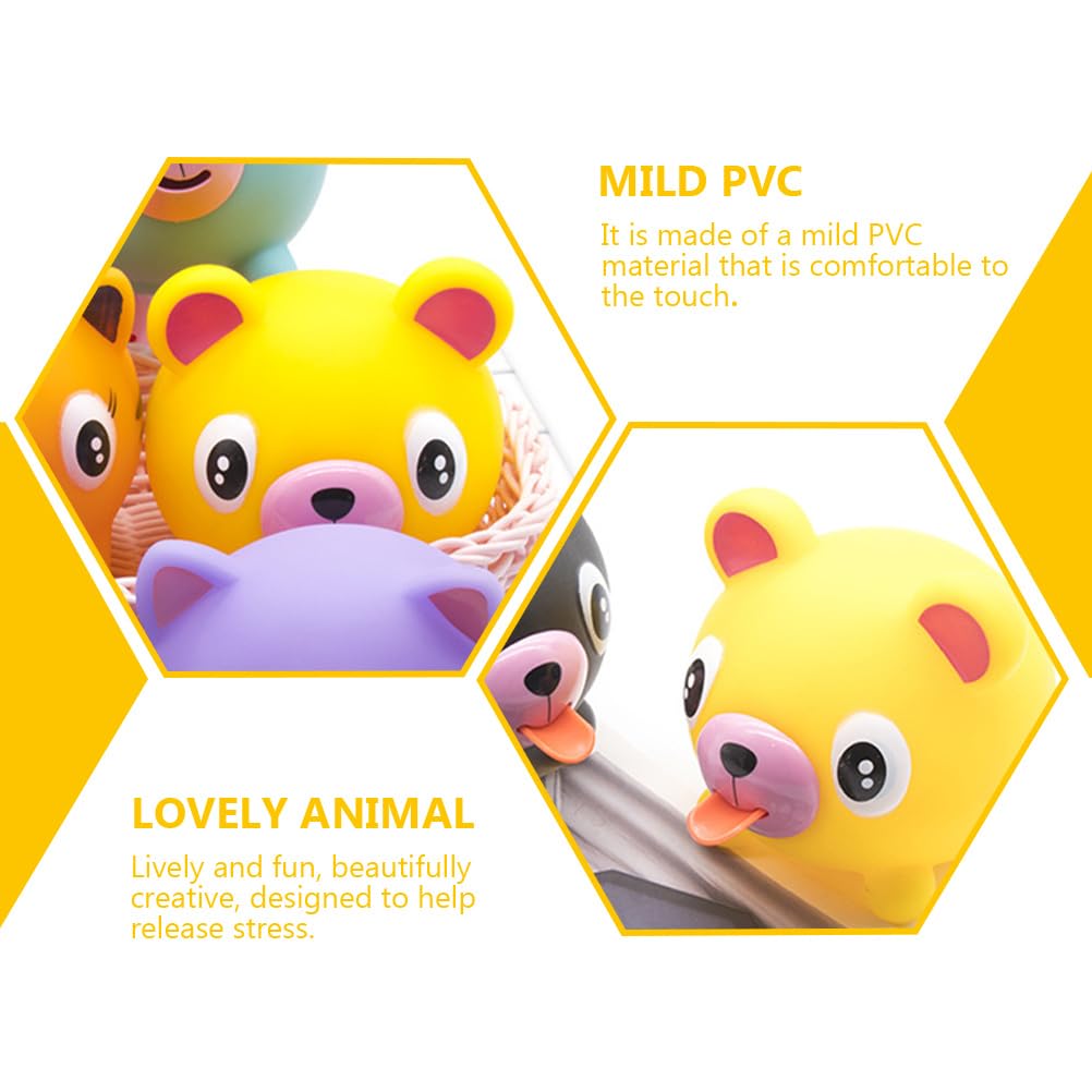 Toyandona Rubber Adults Pressure Talking Prizes Children Latex Cartoon Doll Sound Dog Vent Funny Teens And Toystongue Squeak Relief Squeezing With Favor