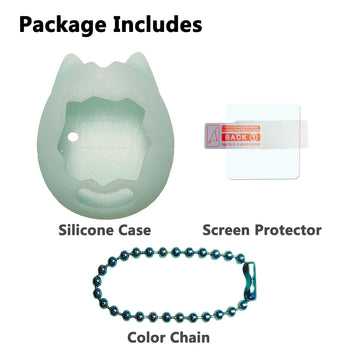 Silicone Cover Case For Tamagotchi Original, Protective Sleeve Skin For Original Tamagotchi Digital Pet Accessories(Only Case)(Blue)