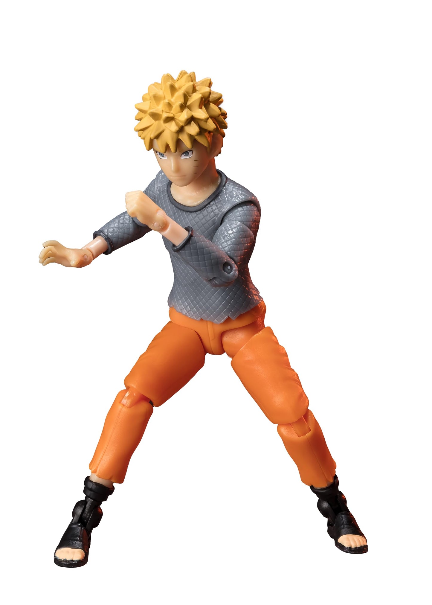 BANDAI NAMCO Ultimate Legends Naruto 5" Action Figure - Naruto Uzumaki (Final Valley) - ABS Material, Model 87537