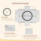 Builderbutler Rotating Puzzle Board For 1500 Pieces With 6 Sliding Drawers And Cover - 360 Lazy Susan Spinning, 26''X35'' Portab