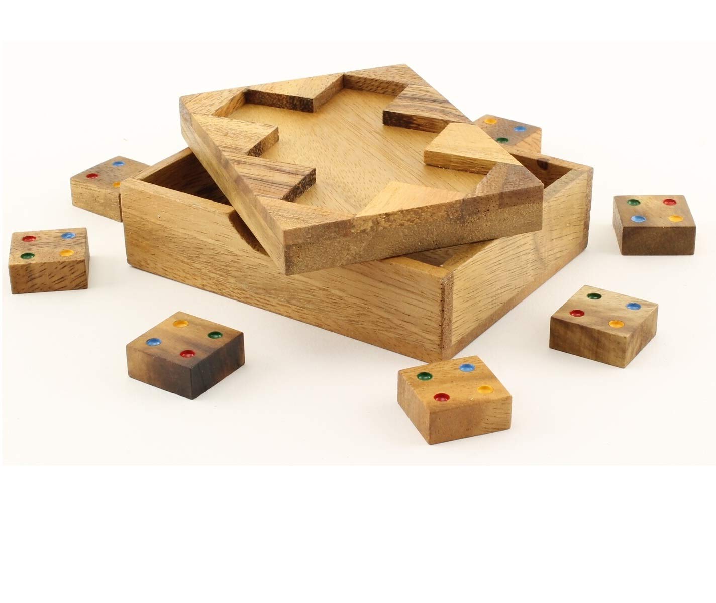 Color Match 8 Pieces Wooden Puzzle