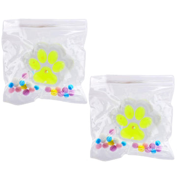 2pcs Cat Paw Squeeze Toy  Taba Soft Cat Paw Kawaii Jelly Kitty Paw Relaxing Animals Stress Relieving Fidget Toys for Kids Teenagers mature-themeds (Style 2)