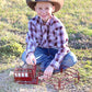 Little Buster Toys Cattle Squeeze Chute - 1/16 Scale Metal Model, Red