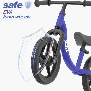 Xjd Toddler Balance Bike 2 Year Old, 12 Inch No Pedal Bicycle For Girls Boys Ages 18 Months To 5 Years Old Toddler Training Push Bike Adjustable Seat (Blue)