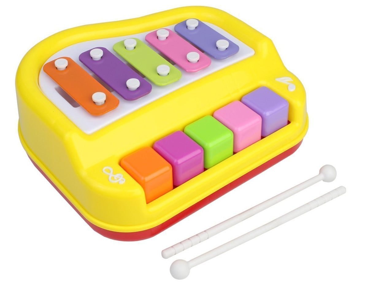 Click & BuyMusical Xylophone And Mini Piano, Non Toxic, NonBattery, Assorted Color