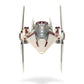 Star Wars Micro Galaxy Squadron V-Wing Starfighter - 3-Inch Light protective covering Class Vehicle with Two 1-Inch Micro Figure Accessories