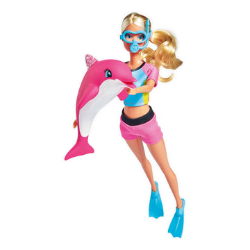 Simba Steffi Love - Dolphin Fun Doll Playset - 29 Cm,Pink