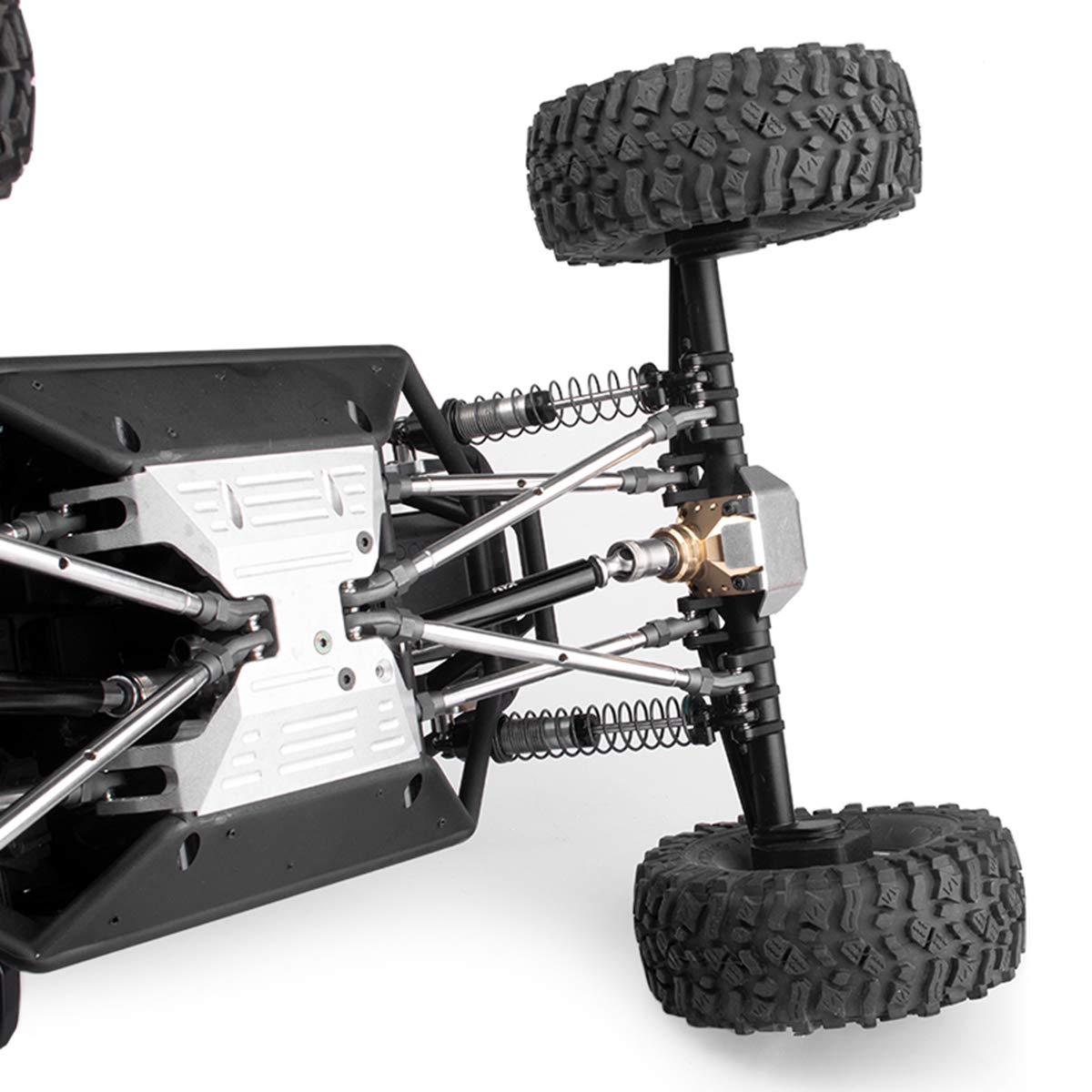 KYX Racing CNC Machined Brass Front Rear Axle Housing Output Differential Cover Upgrades Parts Accessoriesfor 1/10 RC Crawler Ca