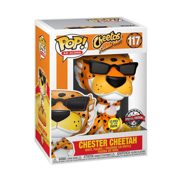 Funko POP! Ad Icons Chester Cheetah #117 Glow in The Dark Exclusive Vinyl Multicolor