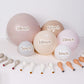 Boho Balloons Garland Arch Kit - 128Pcs Double Stuffed 18/12/10/5 Inch Double Garland Kit Layer Matte White Cream Peach Pink Bal