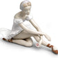 LLADR   Rose Ballet Figurine. Porcelain Ballerina Figure.