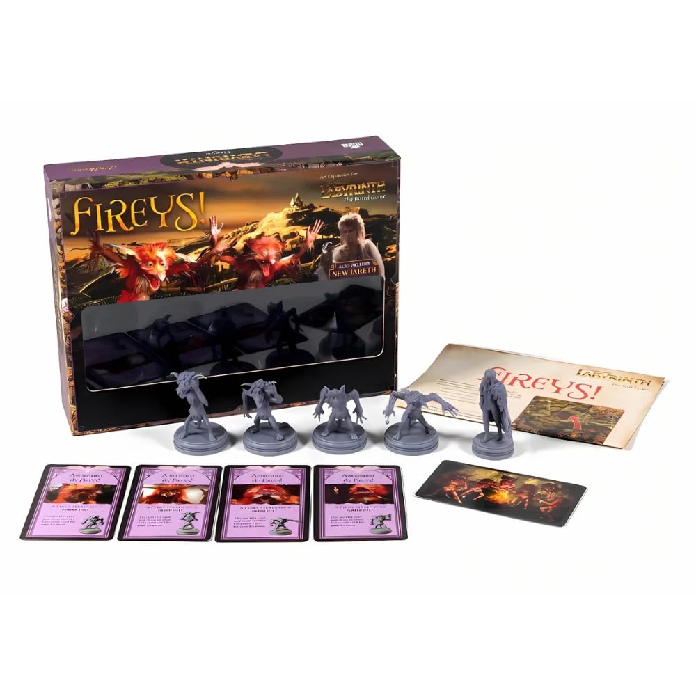 River Horse Labyrinth Board Game Expansion - Fireys! - Multicolor - Model RHLAB004 - Plastic