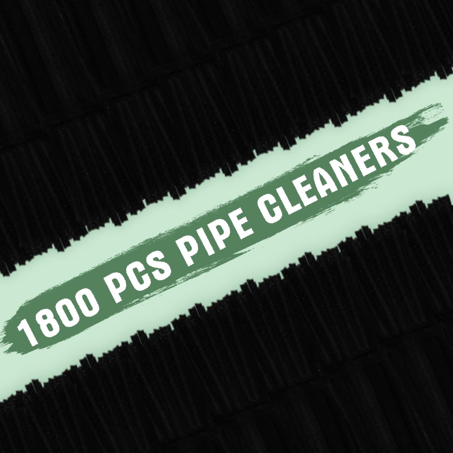 Yunsailing 1800 Pcs Pipe Cleaners 6 mm x 12 Inch Chenille Stems Pipe Cleaners Craft Supplies Art Supplies for Kids Adults DIY Cr