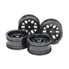 TAMIYA CC-02 12-Spoke Wheels 26mm Width Black 4 TAM51686 RC Tire