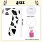 Lebery Cow Print Number Balloon 40 Inch Cow Print Number 7 Balloon Cowgirl Theme Number Balloon For 7Th Birthday Party Cow Balloons Black White Number 7 Foil Balloon For Farm Barn Animal Decor