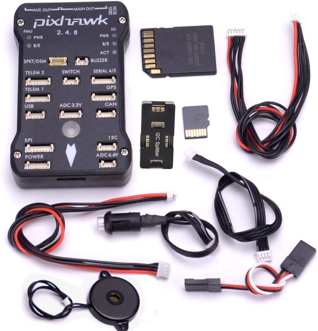 Readytosky Pixhawk PX4 Flight Controller Pixhawk 2.4.8 32 Bit Flight Control Board+Safety Switch+Buzzer+I2C Splitter Expand Modu