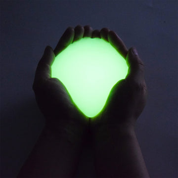 24 Pack Glow In The Dark Slime, With Pink, Blue, Light Blue, Orange And Yellow For Etc, Super Soft And Non Sticky Stress Relief