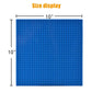 8 Pack Peel And Stick Baseplates, Stickers Baseplates, Compatible With All Major Brands - 10 Inch X 10 Inch (8 Blue)