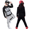 LOLANTA Kids Dance Costume Boys Girls Sequins Hip Hop Clothes 80s 90s Outfits Shiny Dress Up Dancewear(Silver,5-6)