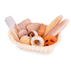 New Classic Toys Traditional Bread Basket - Pretend Play Toy for Kids Cooking Simulation Educational Toys and Color Perception T