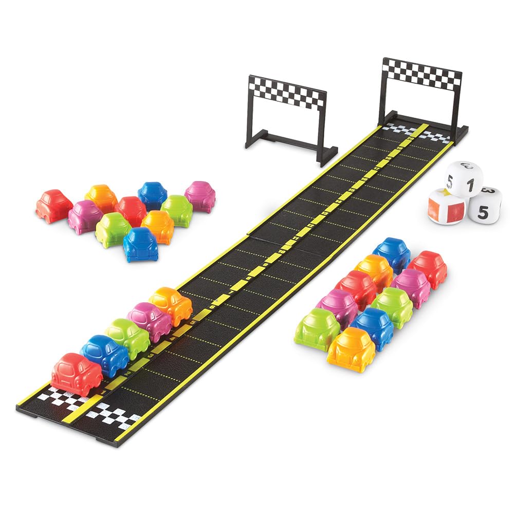 Learning Resources Mini Motor Math Activity Set, Homeschool, Includes Counting, Pattern, Addition And Subtraction Activities, 31 Pieces, Ages 4+