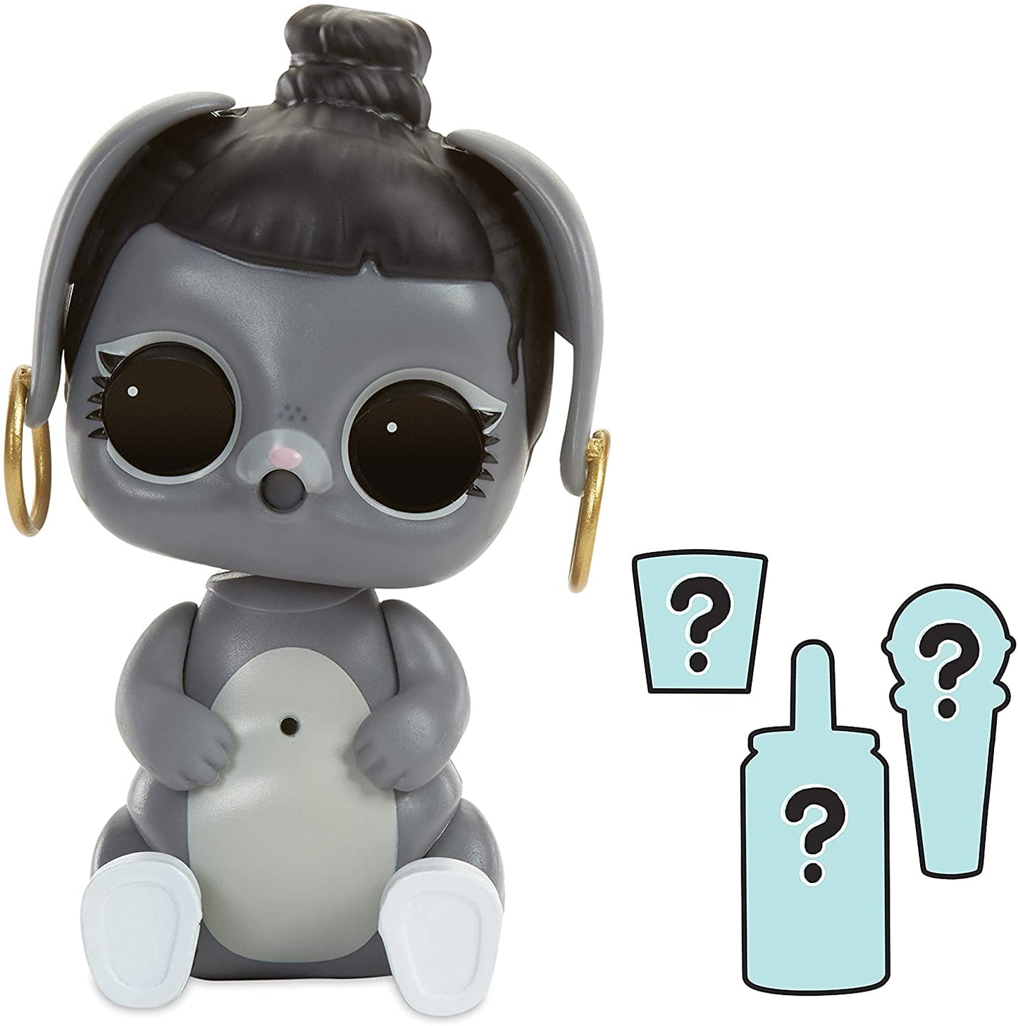 L.O.L. Surprise! Interactive Live Surprise Pet Bunny Hun with 60+ Realistic Sounds, Responds to Motion, Touch and Sounds, Access