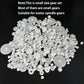 200PCS Module 0.5 Plastic Gear Single Gear Spindle Gear Small Motor Gears for DC Motor RC Car Robot DIY Model Toy Parts (White)