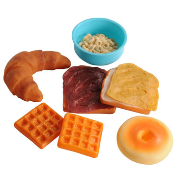 Kaplan Early Learning Life-Size Pretend Play Breakfast Meal Set - 24-Piece Play Food for Kids, Promotes Healthy Eating & Nutriti