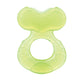 Nuby Silicone Teethe-Eez Teether With Bristles, Includes Hygienic Case, Green (Pack Of 1)