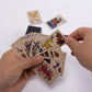 Pebble Stone Korean Flower Card Game Hwatu - Hand-Drawn Illustration, Multicolor, Plastic, Model 43288-20055
