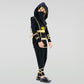 Satkull Golden Ninja Costumes Dragon Ninja Costumes Set For Kids Ninja Role Play Costumes For Boys Girls Halloween Ninja Cosplay Outfit For Halloween Parties(Kids-S-4/5T)
