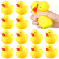 Meooeck 12 Pcs Duck Stress Relief Toy Stress Balls for mature-themed Mini Duck Party Favors Cute Squeeze Toys Fidget Animal Ball Fun for Birthday Party Office Birthday Christmas Stuffer Gift Classroom Prizes