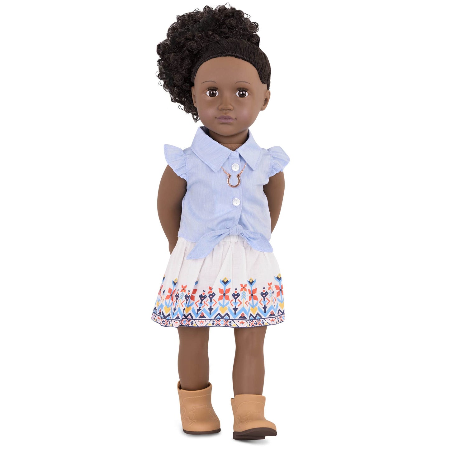 Our Generation My Lucky Horseshoe Outfit – Country Style Equestrian Outfit For 18-Inch Dolls – 4 Piece Ranch Clothing Set