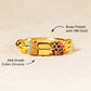 Storyjewellery Fidget Rings For Women, Anxiety Ring For Women, Gold Plated Spinner Ring Anxiety Spinning Stress Relieving Ring F