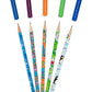 SNIFTY Scented Pencil Toppers with Aquarium Themed Pencils, 5 Count, Blue, Plastic, Model SNFTY002