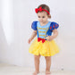 Snow Baby Girls Costume For Infant Romper Onesie Babysuit Birthday Christmas Halloween With Headband 6-9Months(E04-80)