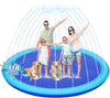 118'' Extra Large Splash Pad for Kids and Dogs, 9.83FT Giant Non-Slip Thickened Sprinkler Pad Pool, Summer Outdoor Water Toys fo