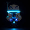 Hilighting Upgraded Light Kit for Lego Captain Rex Helmet - Yellow Plastic Decoration Compatible with Lego 75349