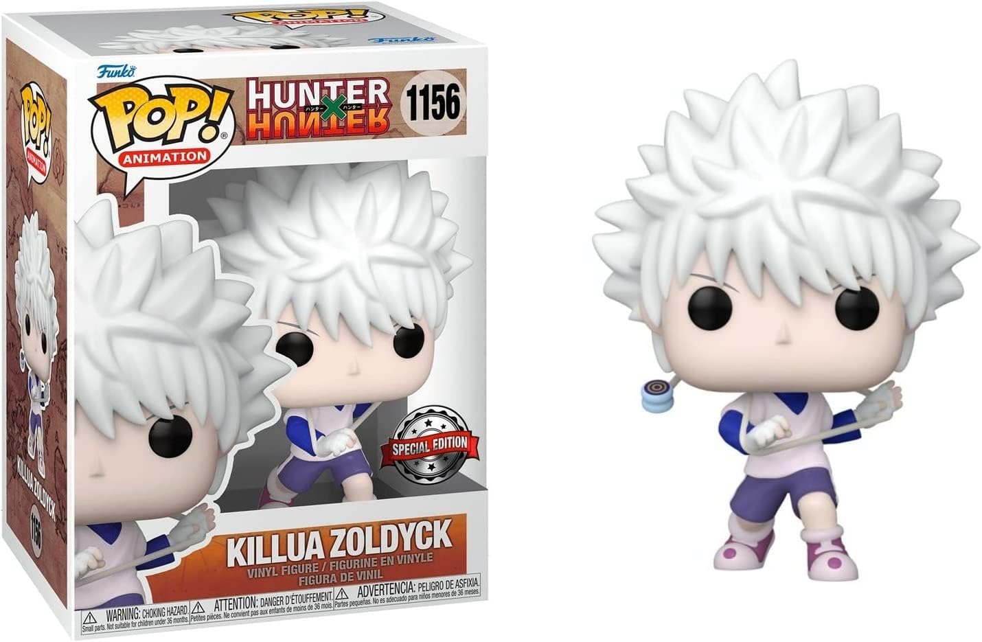 Funko POP Animation : Hunter x - Killua W/YO-YO (Special Edition limited availability) (64988)
