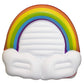 Swimline Rainbow Island Pool Inflatable Ride-On, White, 68''/64''/16''