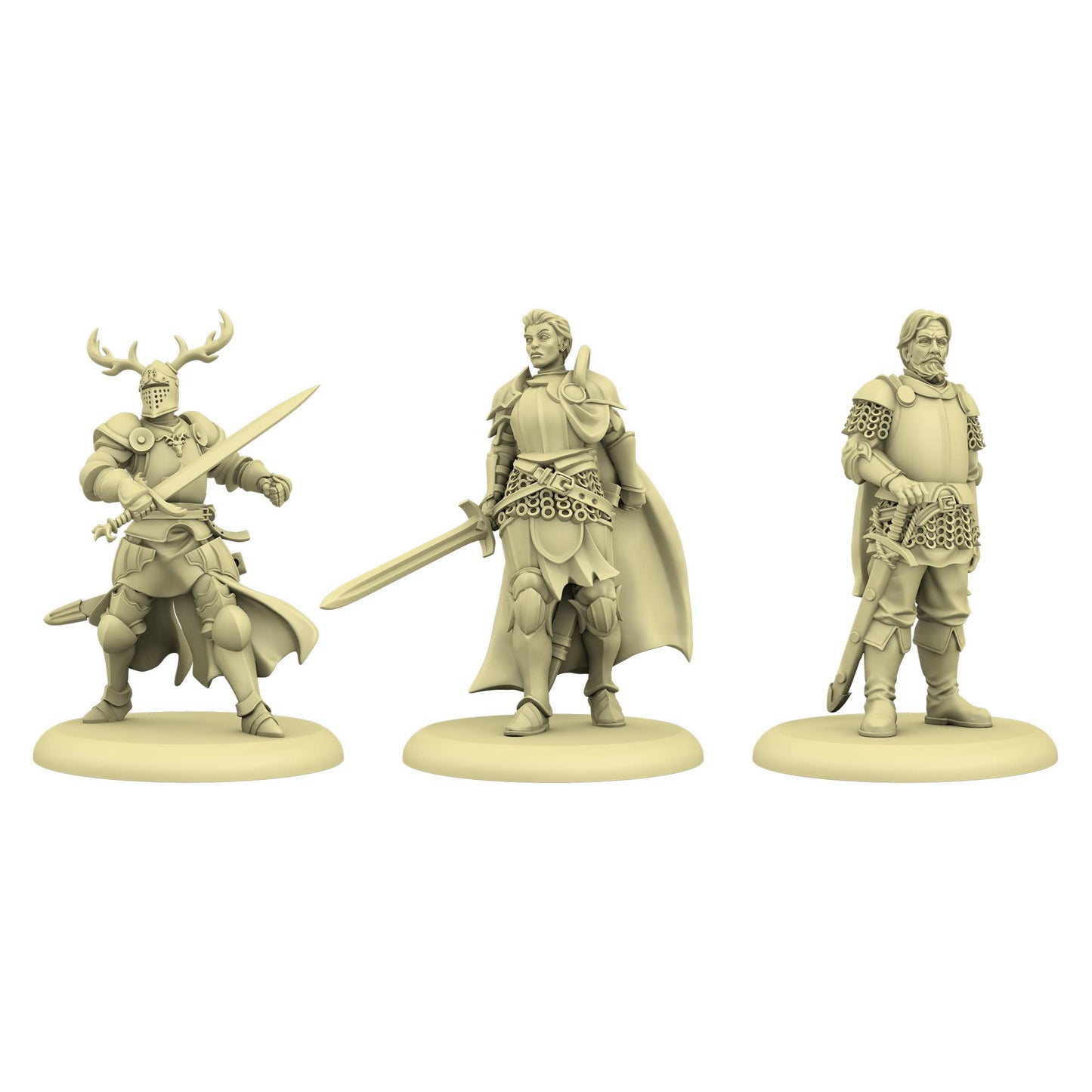 Cmon A Song Of Ice And Fire Tabletop Miniatures Baratheon Heroes Ii Box Set - Leaders Of The Stormlands, Strategy Game For Teens