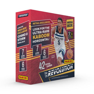 2024-25 Panini Revolution NBA Basketball Mega Box - Official NBA Trading Cards - Mega Box limited availability Parallels  Inserts & Rookie Cards - Panini Retail Set