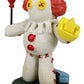 Ebros Day Of The Dead Pinheadz Monster With Voodoo Stitches Figurine Halloween Collectible Fantasy Mythical Beings Undead Apocalypse Horror (Pennywise Clown It With Red Balloon And Ship)