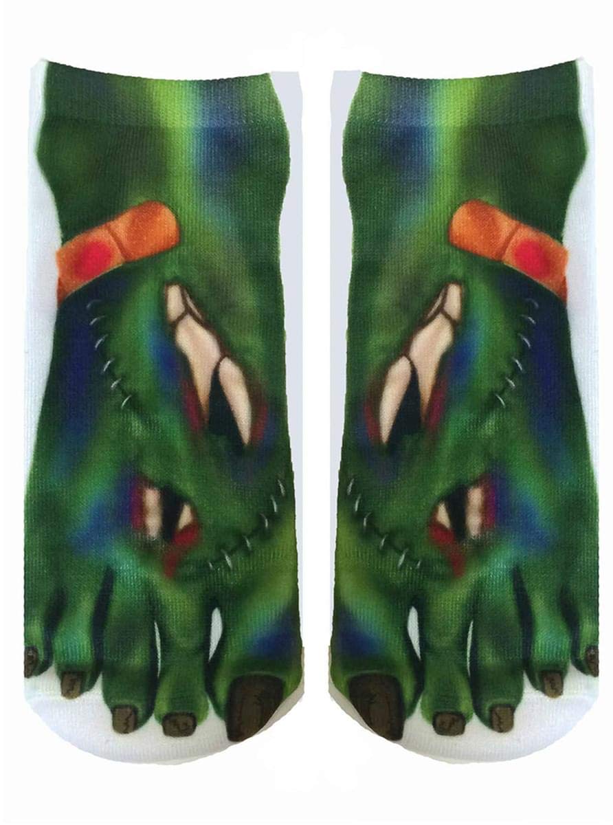 Toynk Monster Photo Print Ankle Socks