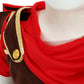 Gorkonpy Knight Costume Kids Boys Roman Soldier Gladiator Costume Halloween Party Dress Up (8-9 Years)