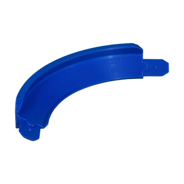 Hot Wheels Compatible 90 Degree Banked Turn (Orange)